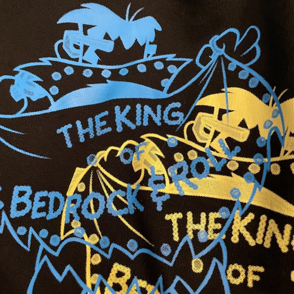 Jeremy Scott The King of Bedrock and Roll Graphic Hoodie - Picture 9 of 9